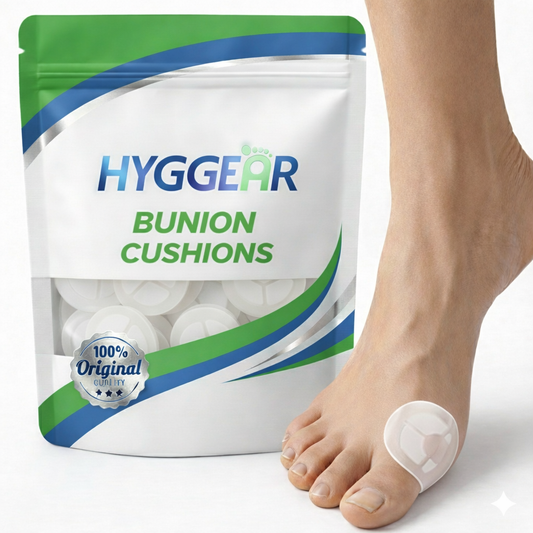 Almohadillas para juanetes Hyggear, almohadillas para aliviar el dolor de juanetes para protección contra la presión y la fricción del calzado, autoadhesivas y resistentes al agua, se adaptan a los zapatos de todos - 87662523456214510