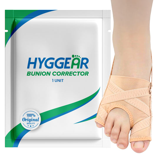 Hyggear Corrector de Juanetes, Enderezador Transpirable para Dedo Gordo del Pie para Mujeres y Hombres, Alivio y Corrección de Juanetes - 726351428394