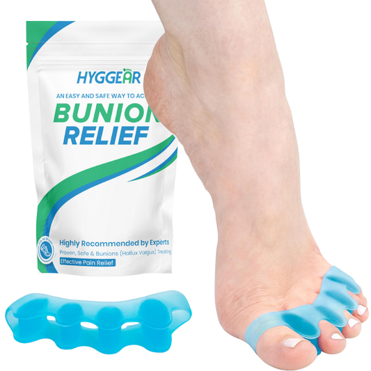 Separadores de dedos Hyggear - Corrige los juanetes y restaura los dedos a su forma original - Para hombres y mujeres - Correctores de juanetes y separadores de dedos