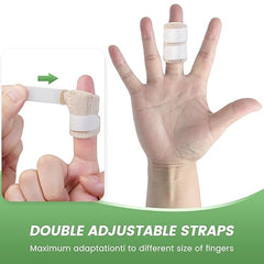 Enderezador de dedos Hyggear™ para dedos pequeños y pulgares - Férulas para dedos rotos y en gatillo - Férula de dedo para dolor y soporte de artritis