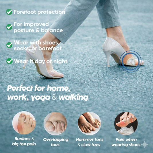Almohadillas para juanetes Hyggear, almohadillas para aliviar el dolor de juanetes para protección contra la presión y la fricción del calzado, autoadhesivas y resistentes al agua, se adaptan a los zapatos de todos - 87662523456214510