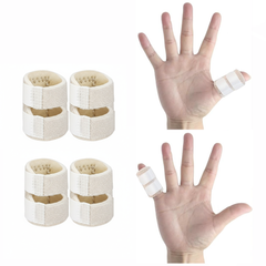 Enderezador de dedos Hyggear™ para dedos pequeños y pulgares - Férulas para dedos rotos y en gatillo - Férula de dedo para dolor y soporte de artritis