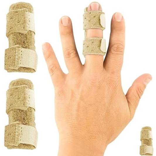 Hyggear™ Enderezador de dedos Finger Fix - Férulas para dedos rotos y en gatillo - Soporte para dedos para dolor de artritis y apoyo - Alivio para los dedos medio, índice y anular